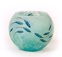 blue fish strawsilk glowpot